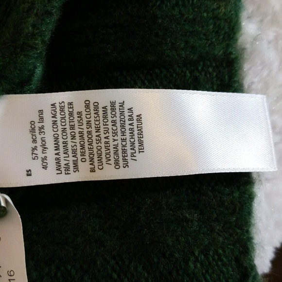 Joe Fresh| NWT Green Midi Knit Sweater Dress With Pattern Acrylic Blend - Picture 13 of 13